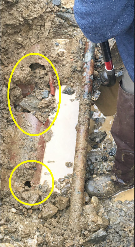 Blowing Rock Main Street sewer lines